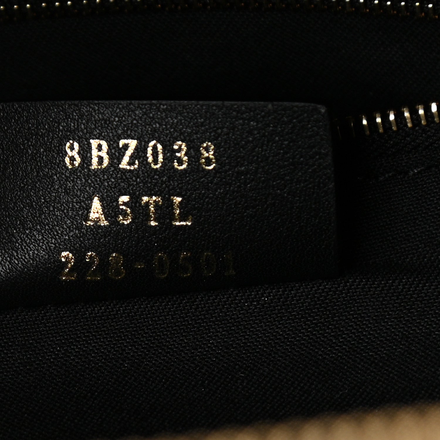 Fendi Vitello Bi-Color FF 1974 Embossed Mini Backpack Maya Black 7 of 10