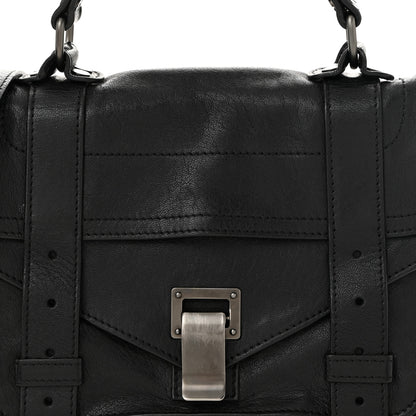 Proenza Schouler Lambskin Tiny PS1 Satchel Black 8 of 10