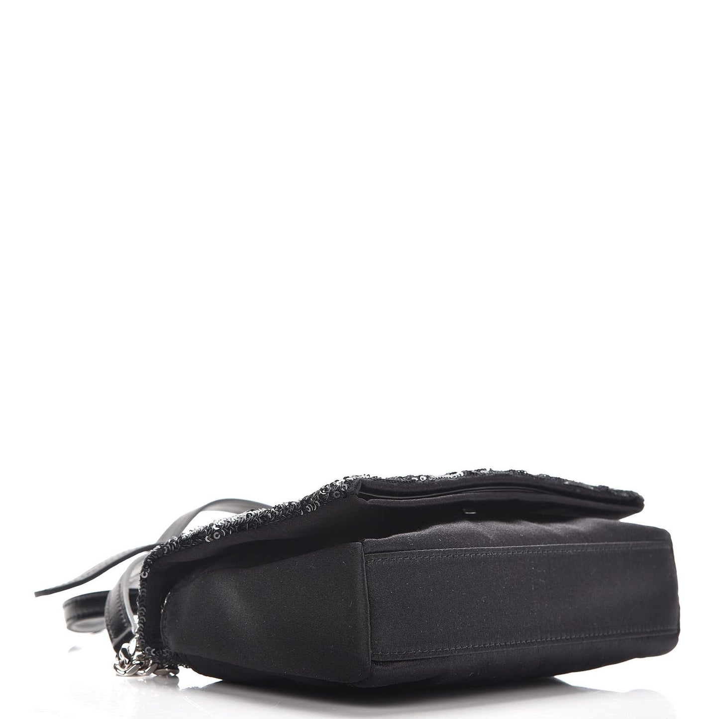 Sequins Toy West Hollywood Shoulder Bag Nero Argento