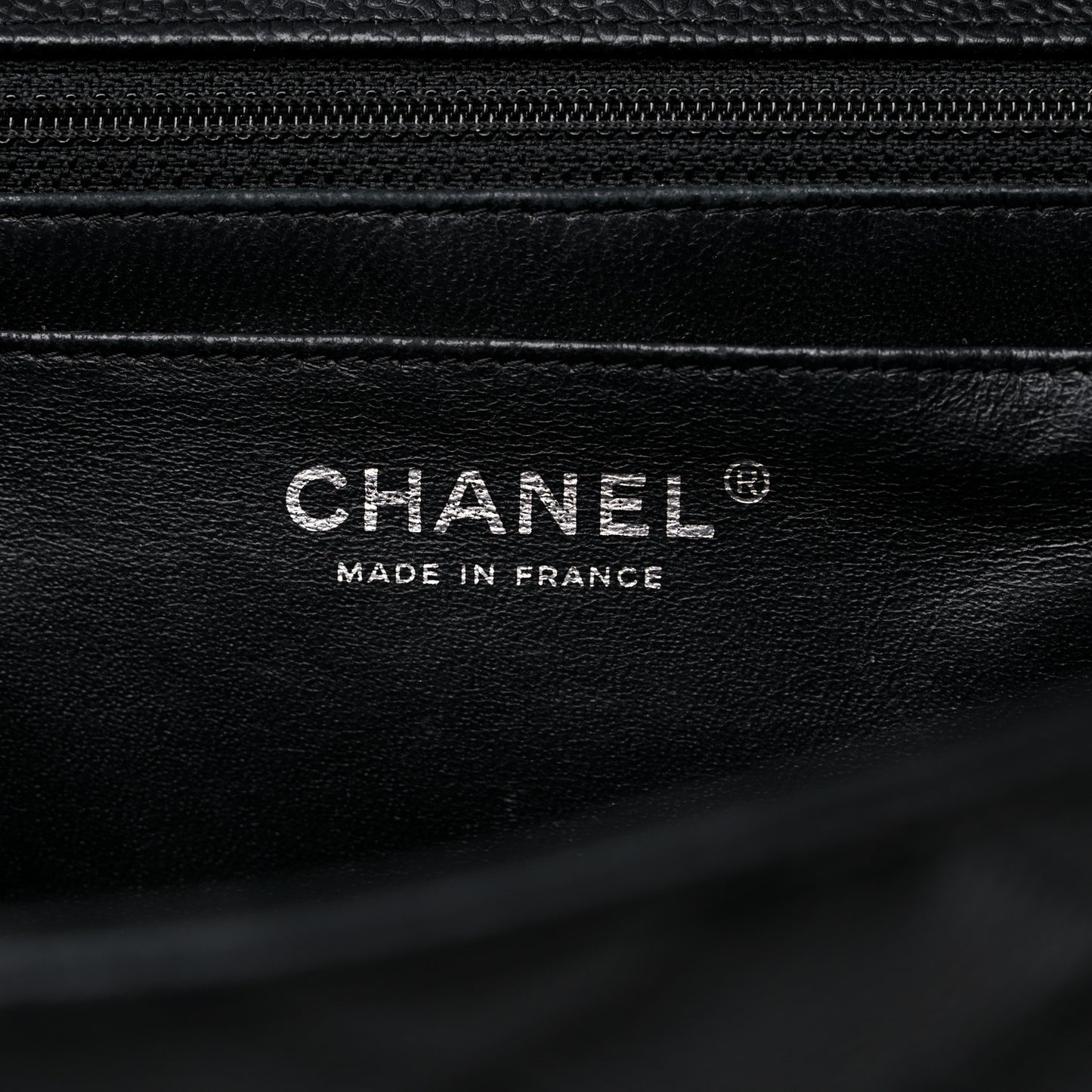 Caviar Quilted Jumbo Single Flap Black