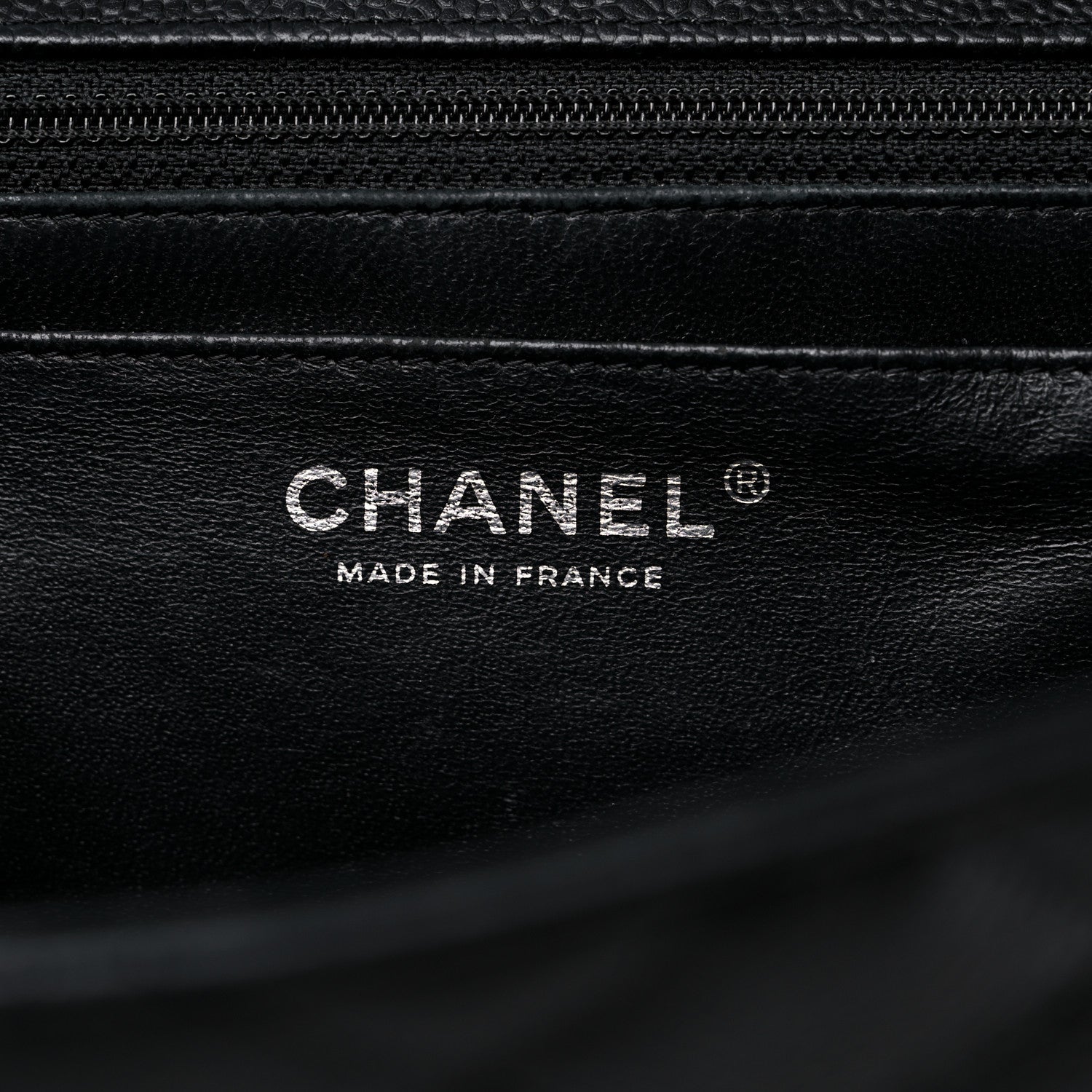 Chanel Caviar Quilted Jumbo Single Flap Black 6 of 19