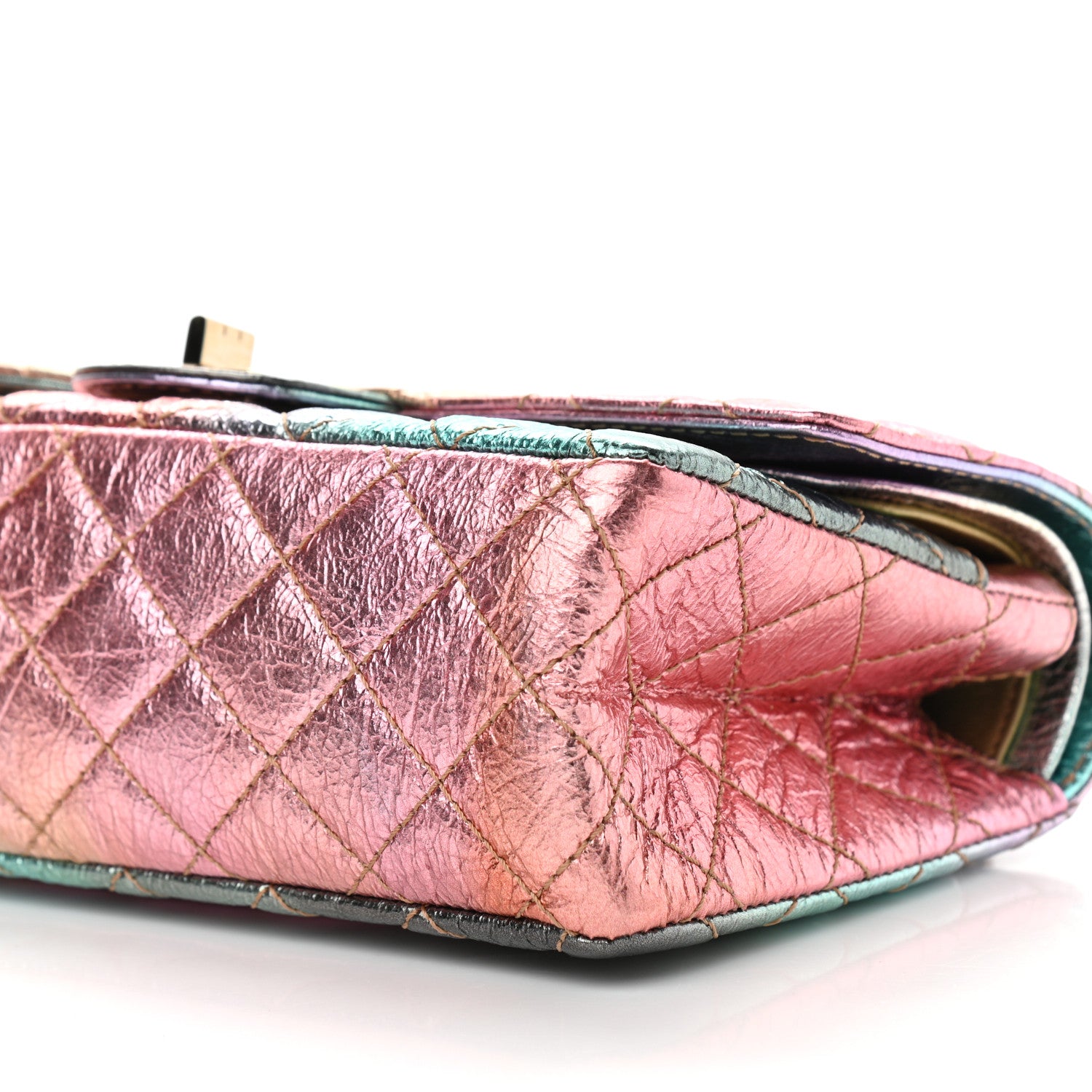 Chanel Metallic Goatskin Quilted 2.55 Reissue 225 Flap Multicolor 6 of 10