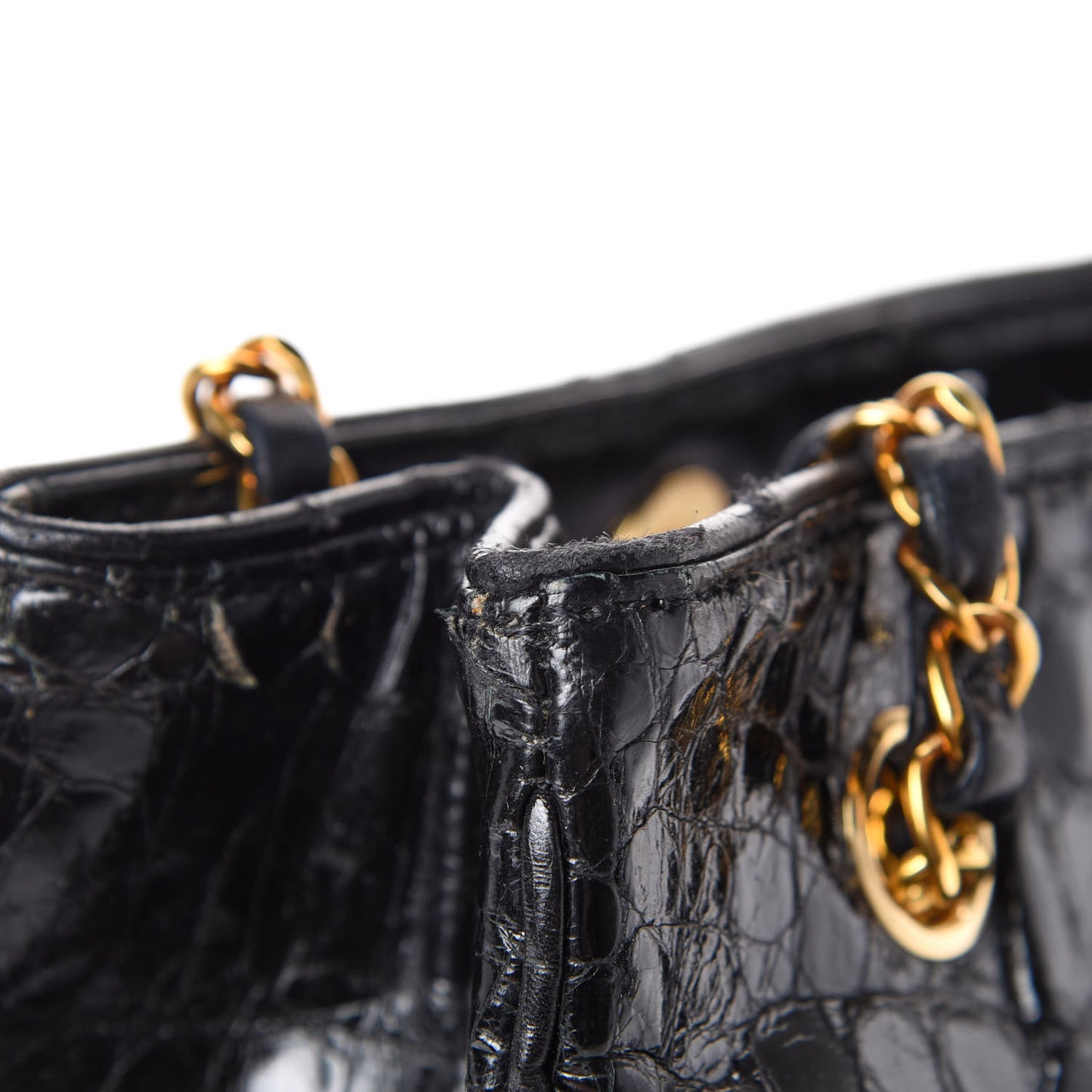 Alligator Tote Black