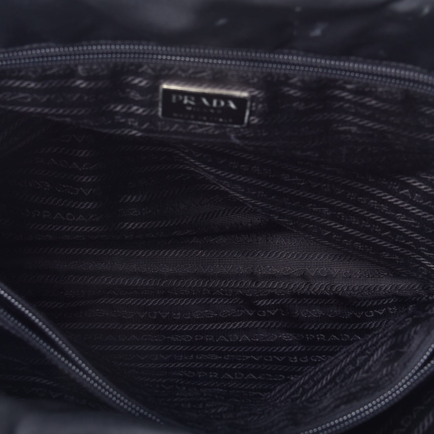 Prada Tessuto Nylon Tote Black 5 of 9