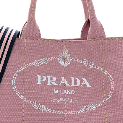 Prada Canapa Small Logo Tote Alabastro White 9 of 11
