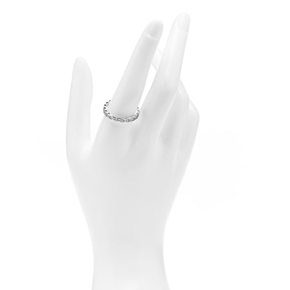 Chanel 18K White Gold Diamond Mini Coco Crush Ring 60 9 2 of 6