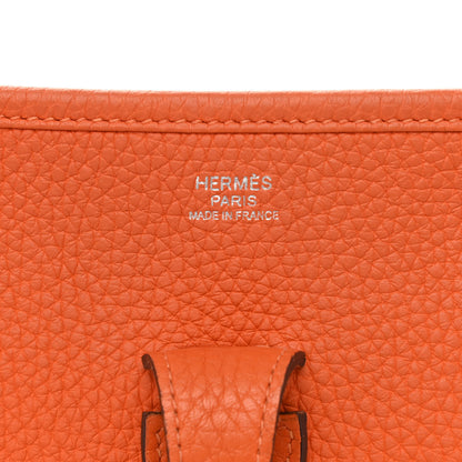 Hermes Taurillon Clemence Evelyne III PM Orange 6 of 14