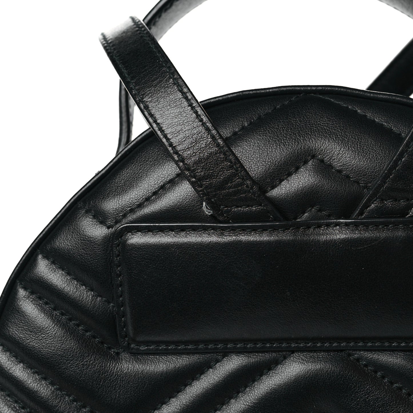 Calfskin Matelasse GG Marmont Dome Backpack Black