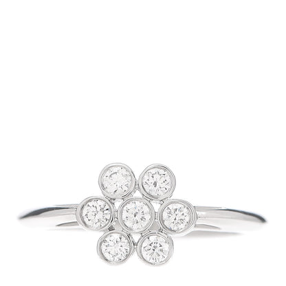 Tiffany Platinum Diamond Enchant Flower Ring 49 5 1 of 6