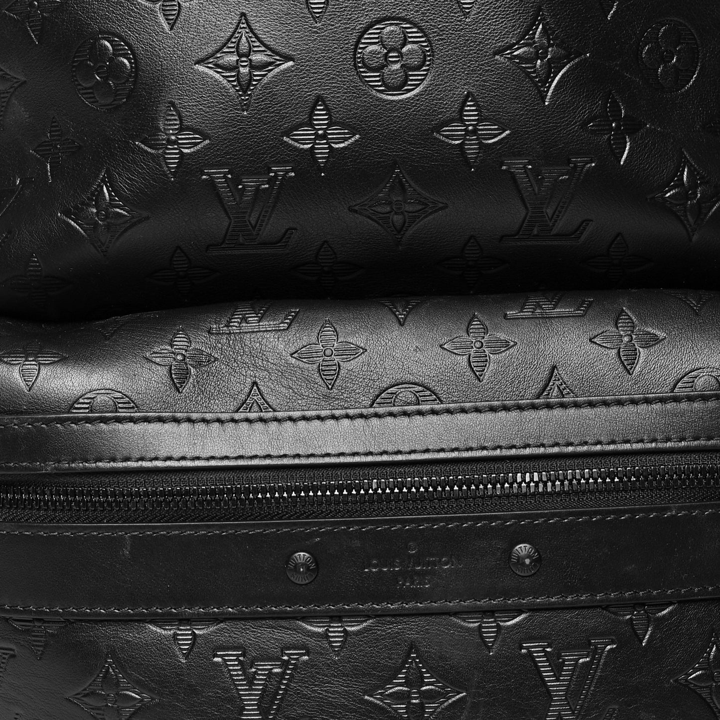 Calfskin Monogram Shadow Sprinter Backpack Black