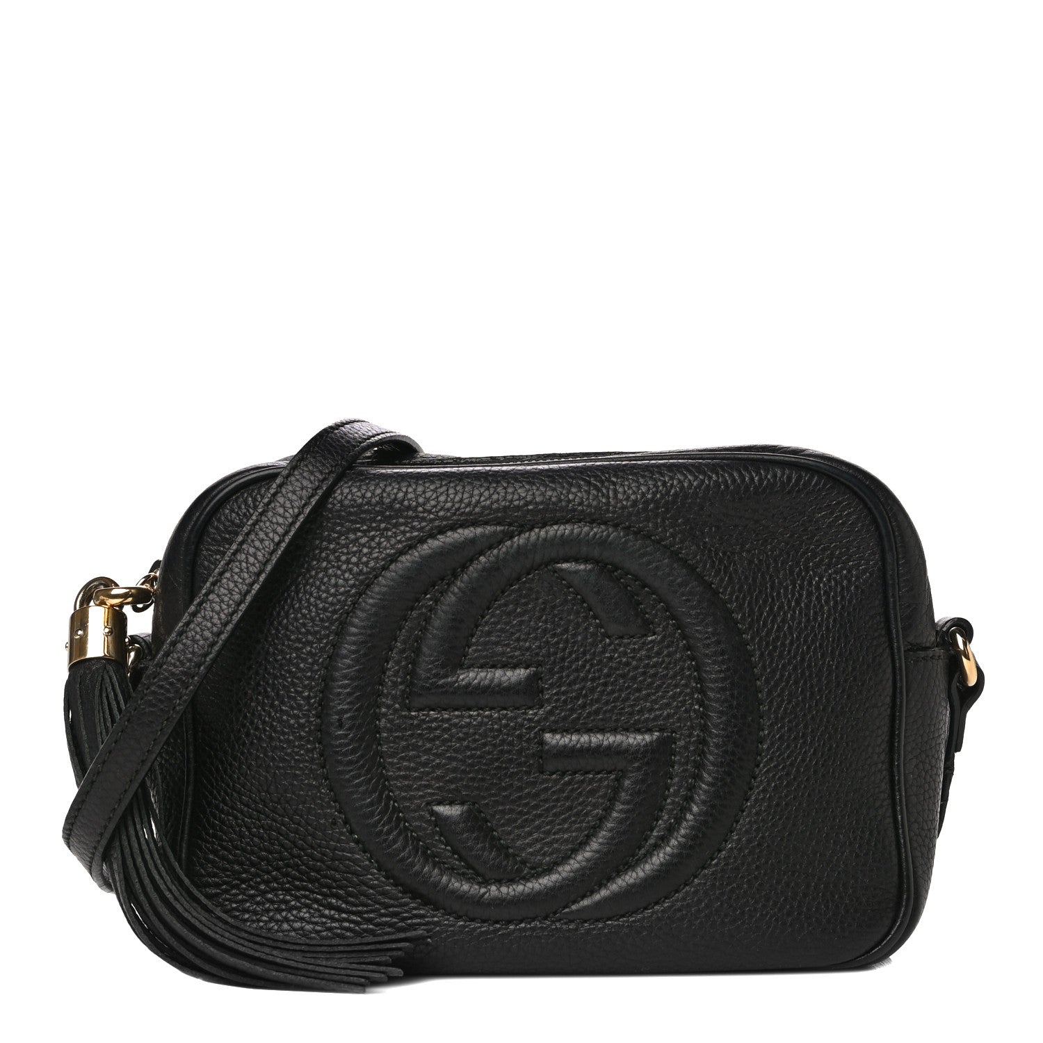Gucci Pebbled Calfskin Small Soho Disco Bag Black 1 of 15