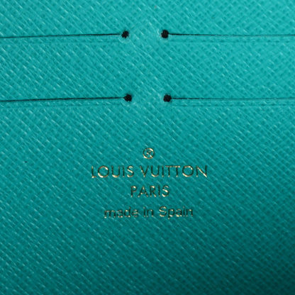 Louis Vuitton Monogram V Zippy Wallet Turquoise 6 of 7