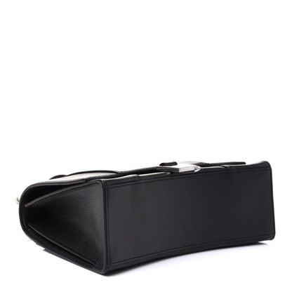 Balenciaga Grained Calfskin Medium Hourglass Top Handle Bag Black 3 of 9