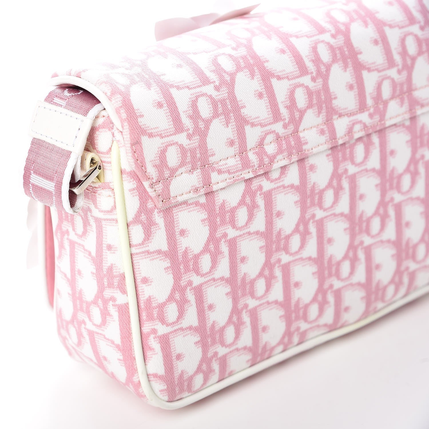 Christian Dior Monogram Girly Shoulder Bag Pink 14 of 18
