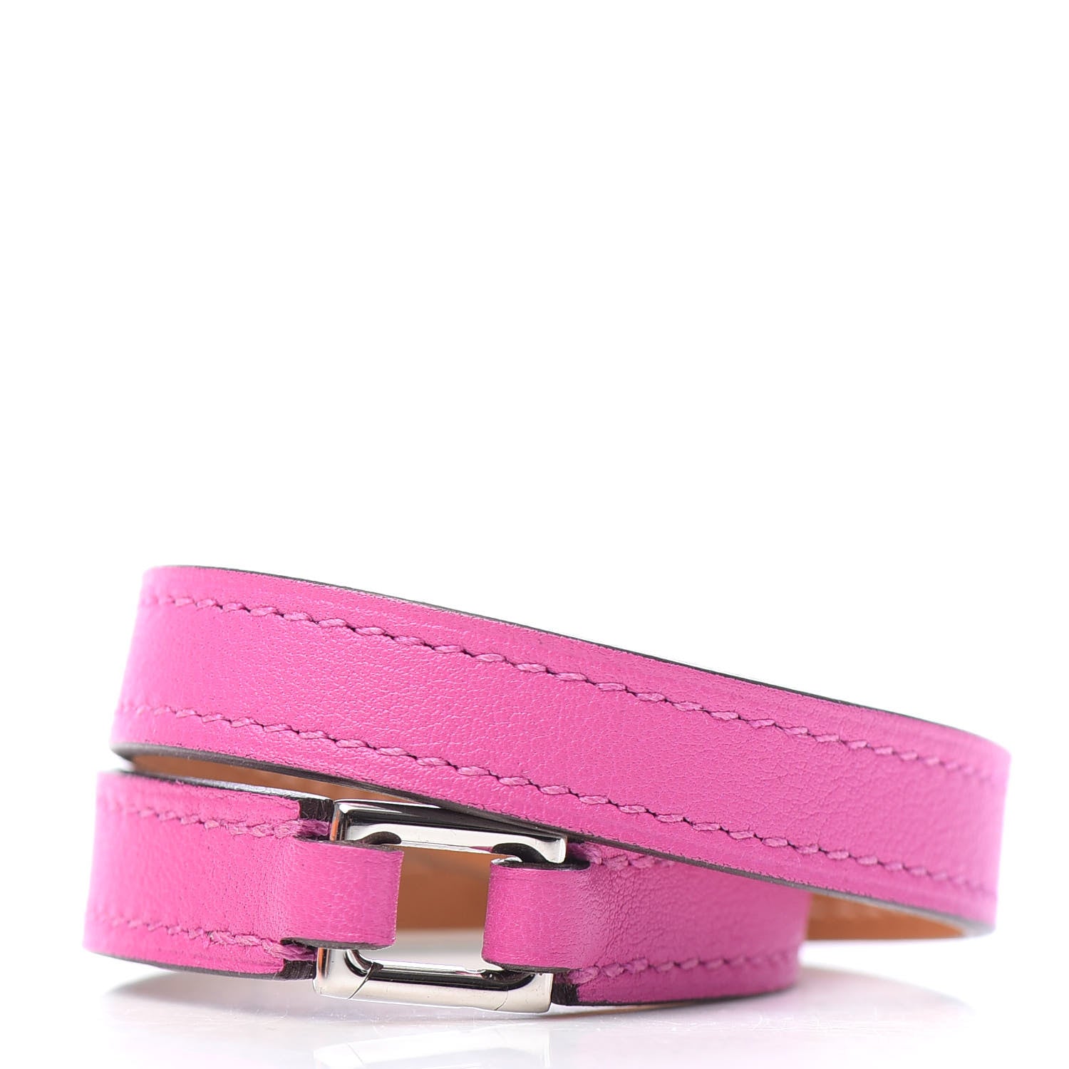 Hermes Swift Rivale Double Tour Bracelet T1 Magnolia 3 of 6
