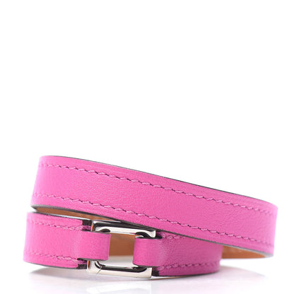 Hermes Swift Rivale Double Tour Bracelet T1 Magnolia 3 of 6