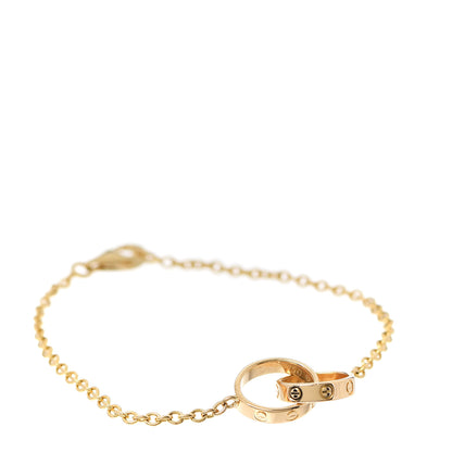 Cartier 18K Yellow Gold Interlocking LOVE Bracelet 1 of 7