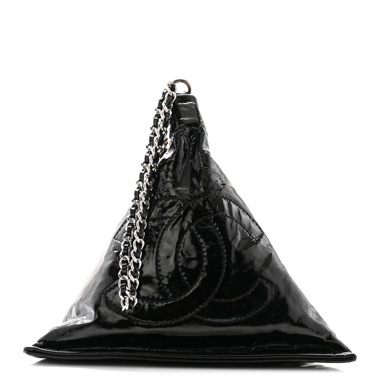 Chanel Patent Small Bonbons Wristlet Black 1 of 7
