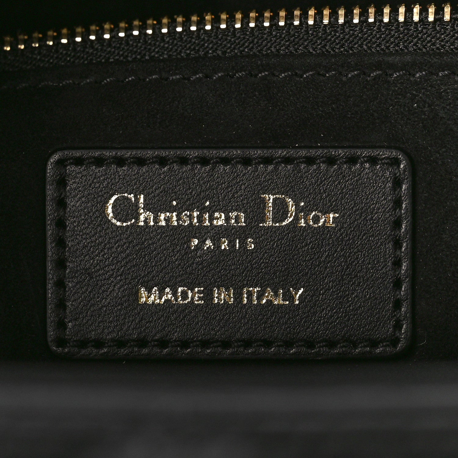 Christian Dior Lambskin Cannage Large Lady Dior Black 6 of 9