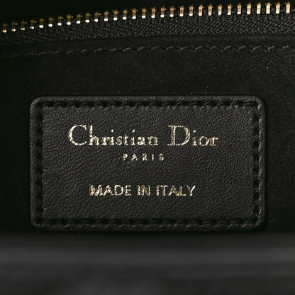 Christian Dior Lambskin Cannage Large Lady Dior Black 6 of 9