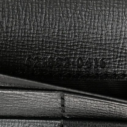 Gucci Azalea Calfskin Enamel Horsebit 1955 Wallet On Chain Black 7 of 10