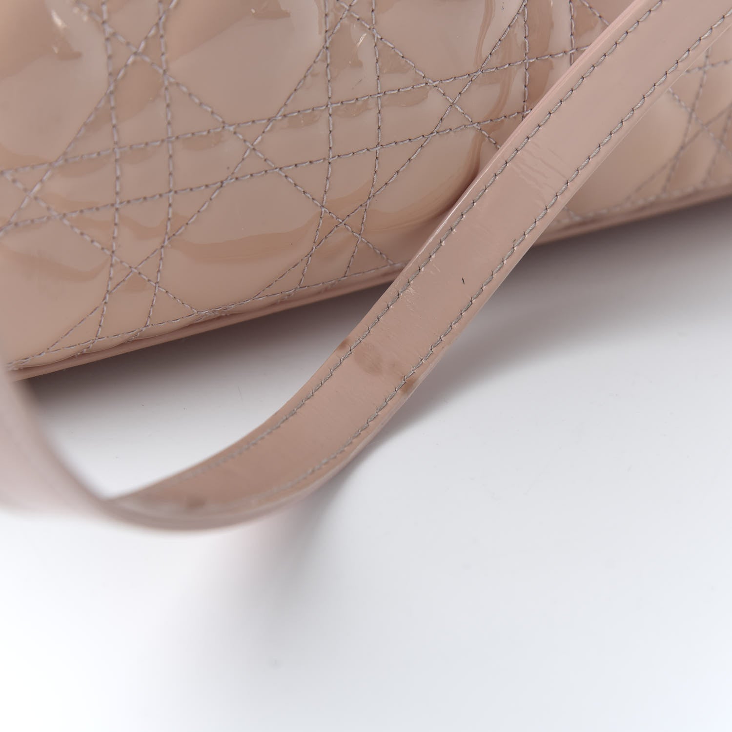 Christian Dior Patent Cannage Large Lady Dior Light Pink 11 of 12
