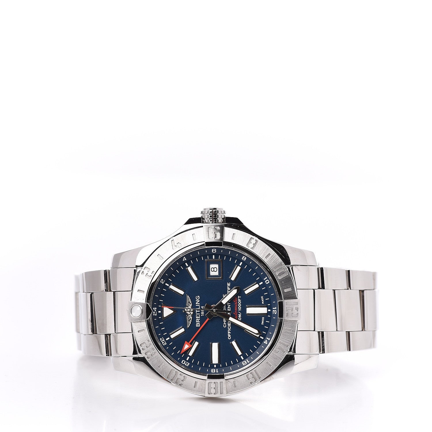 Breitling Stainless Steel 43mm Avenger II GMT Automatic Watch Blue A32390 3 of 7