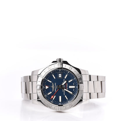 Breitling Stainless Steel 43mm Avenger II GMT Automatic Watch Blue A32390 3 of 7