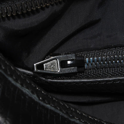 Alexander Wang Leather Laser Cut Rocco Duffel Black Black Nickel Hardware 9 of 10