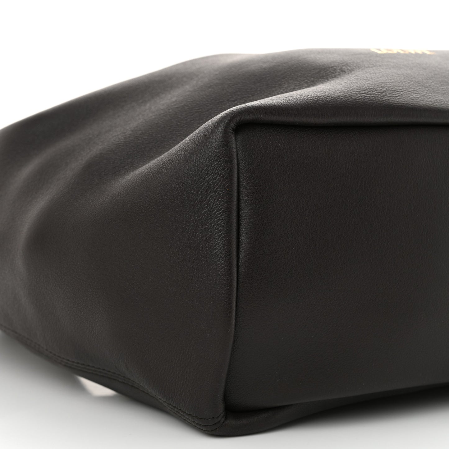 Nappa Small Squeeze Bag Dark Brown