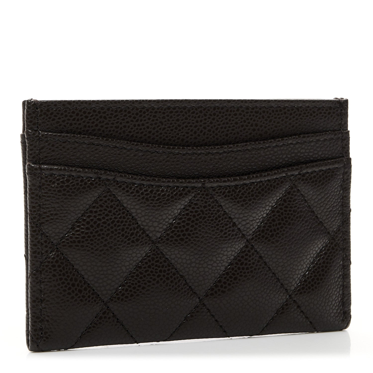 Chanel Caviar Quilted Card Holder Dark Brown 5 of 18