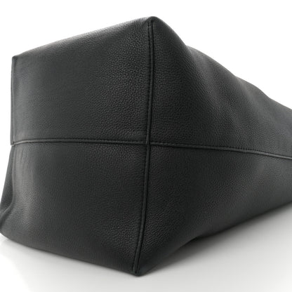 The Row Grained Calfskin Large N/S Park Tote Black 10 of 10