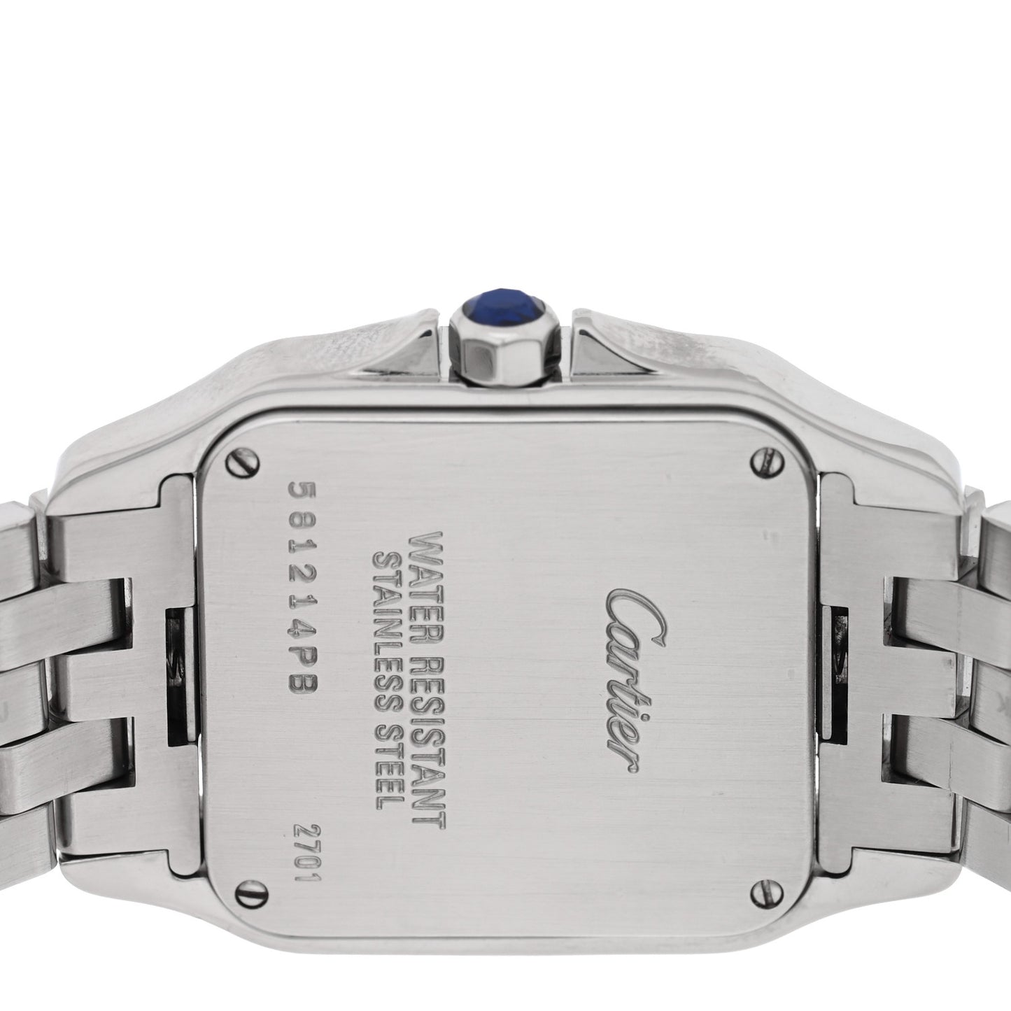 Stainless Steel 26mm Santos Demoiselle Quartz Watch