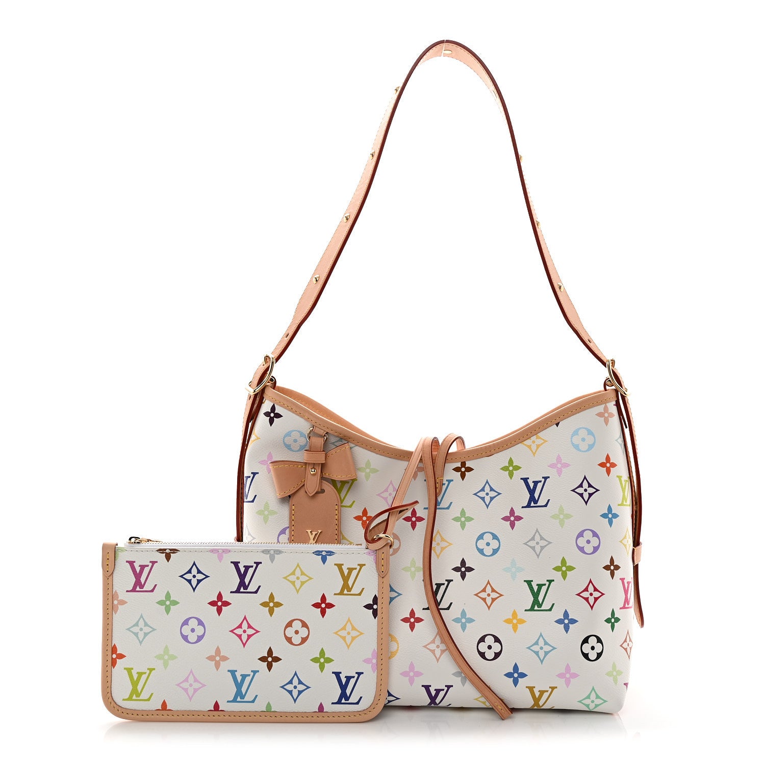 Louis Vuitton LV X TM Monogram Multicolor CarryAll PM White 3 of 11