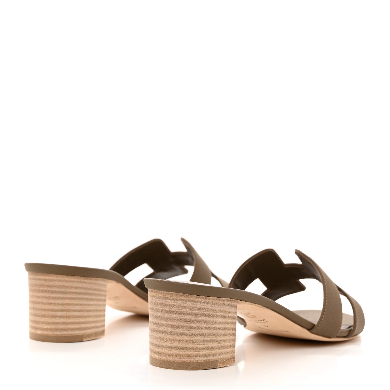 Hermes Epsom Oasis Sandals 41 Etoupe 4 of 9