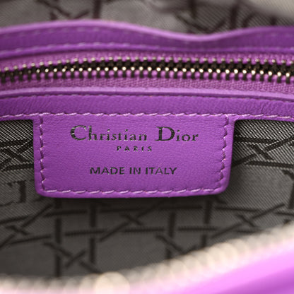 Christian Dior Lambskin Cannage Medium Lady Dior Purple 5 of 12