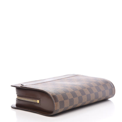 Louis Vuitton Damier Ebene Pochette Saint Louis Clutch 4 of 9