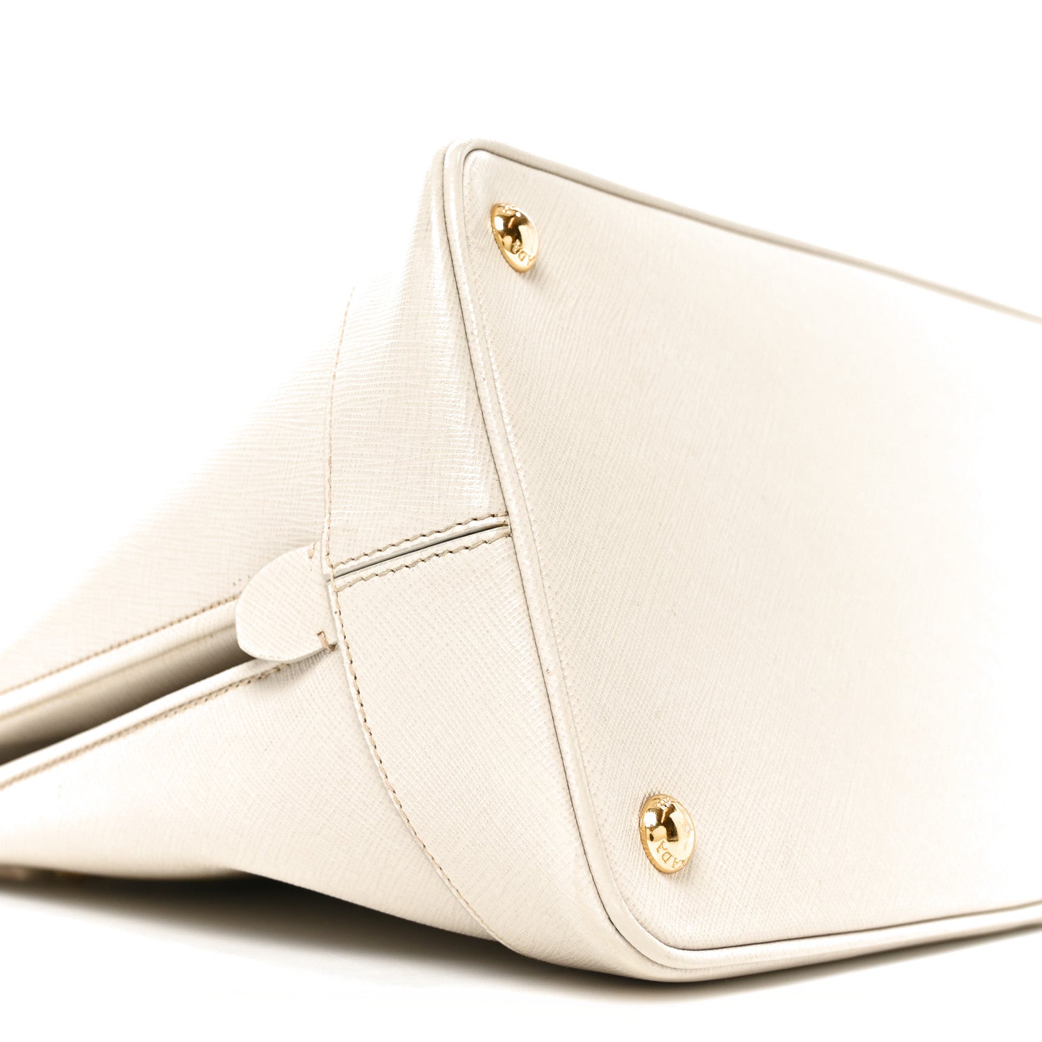 Prada Saffiano Lux Open Promenade Tote Talco 8 of 9