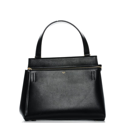Celine Palmelato Calfskin Medium Edge Shoulder Bag Black 1 of 6