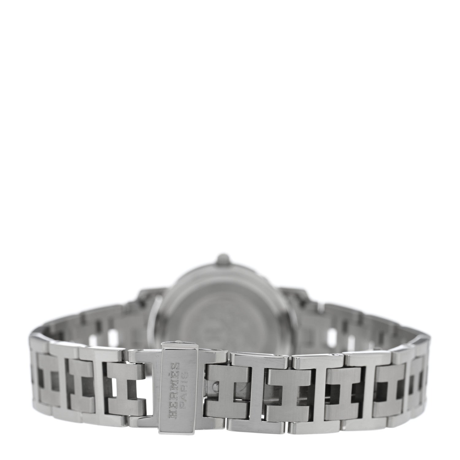 Hermes Stainless Steel 24mm Clipper Quartz Watch Grey 3 of 5