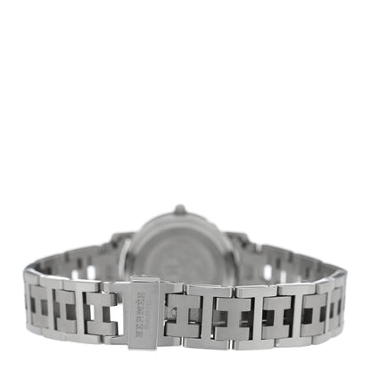 Hermes Stainless Steel 24mm Clipper Quartz Watch Grey 3 of 5