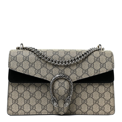 Gucci GG Supreme Monogram Small Dionysus Shoulder Bag Black 1 of 14