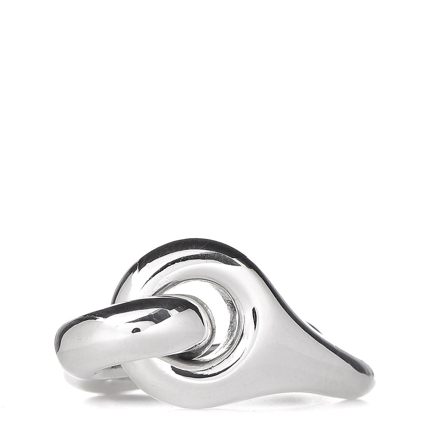 Sterling Silver Double Circle Link Ring 54 6.75