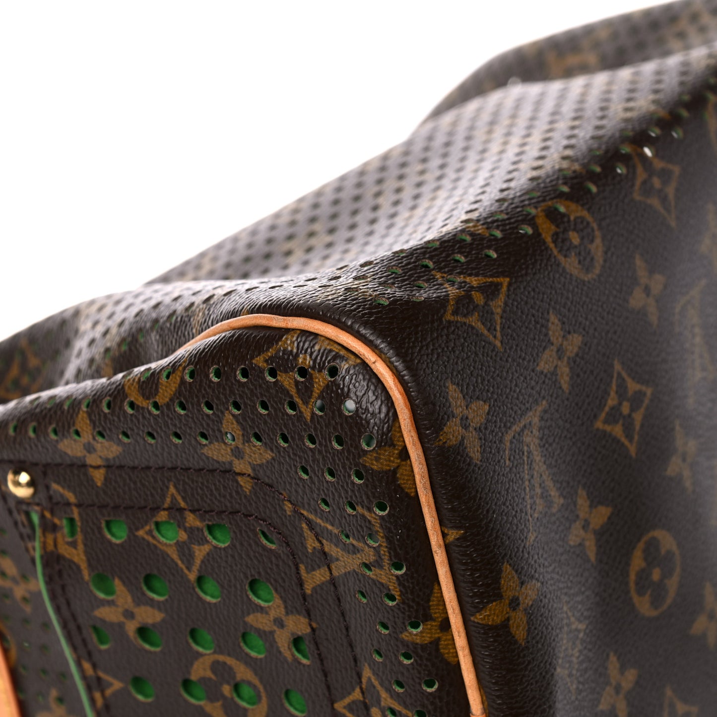 Monogram Perforated Speedy 30 Green
