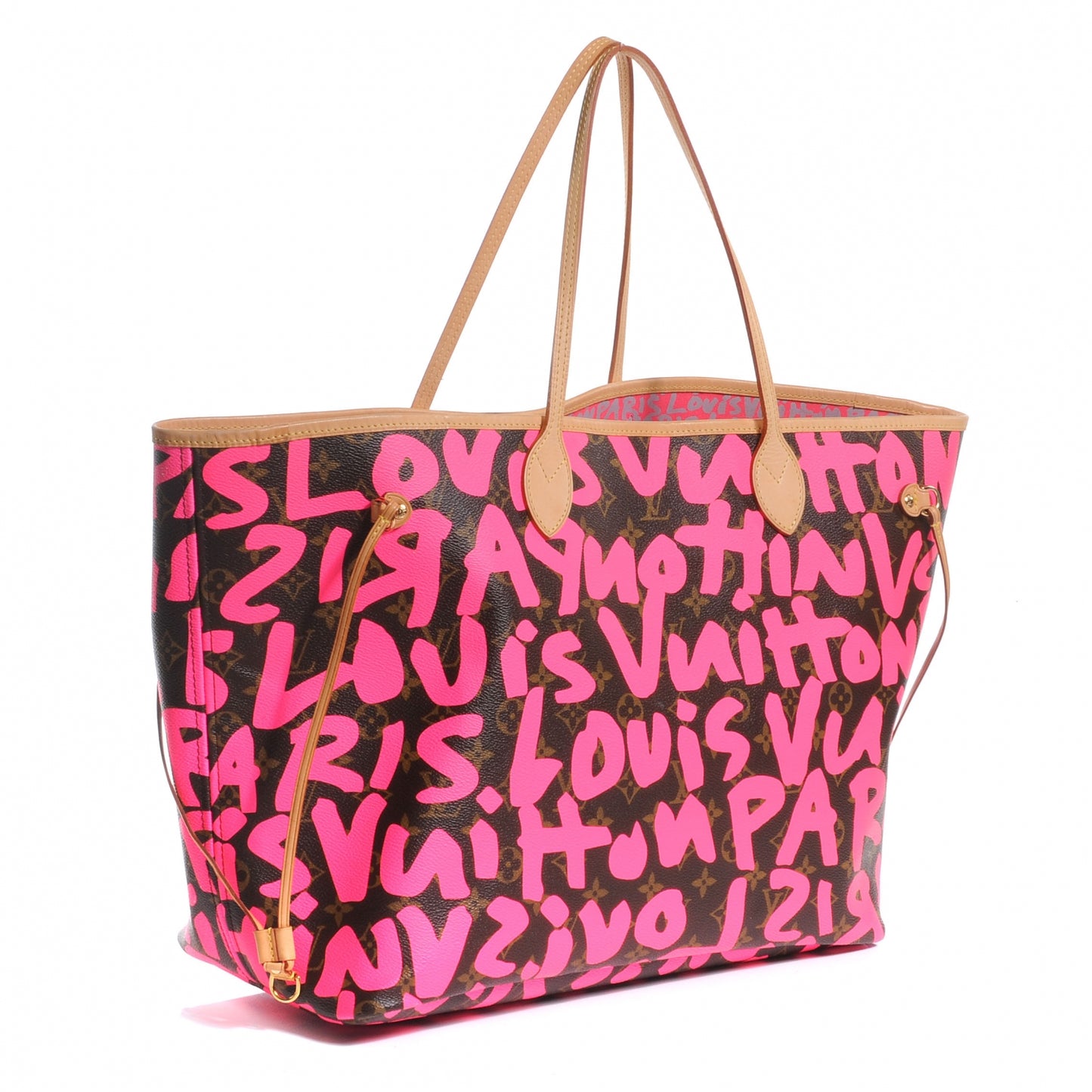 Monogram Graffiti Neverfull GM Fuchsia