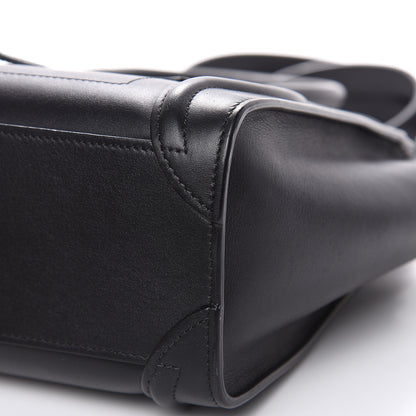 Celine Smooth Calfskin Nano Luggage Black 9 of 11