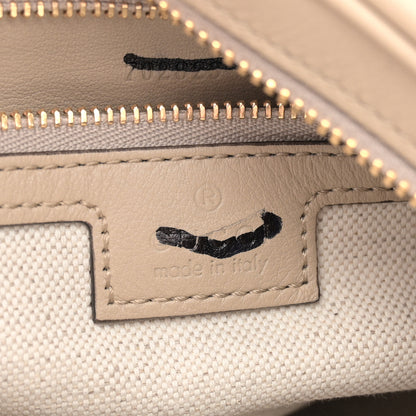 Gucci Aria Calfskin Web Large Attache Shoulder Bag Beige 6 of 11