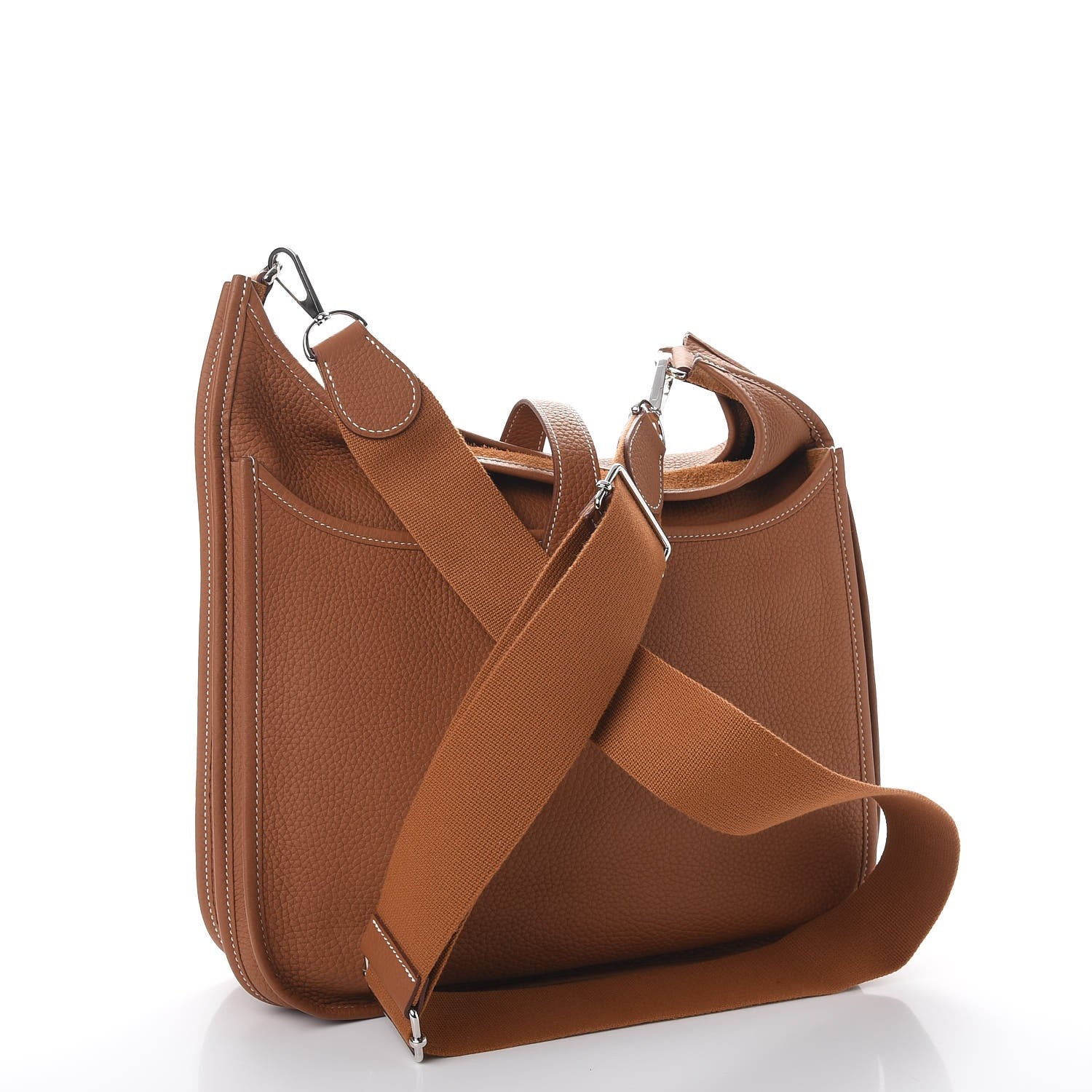 Hermes Taurillon Clemence Evelyne III GM Gold 3 of 7