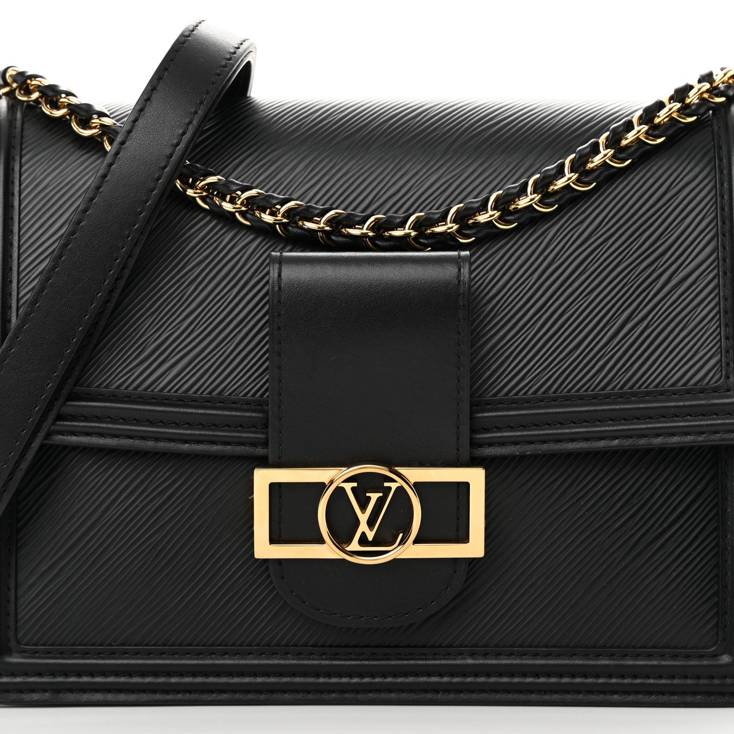 Louis Vuitton Epi Dauphine MM Black 7 of 12