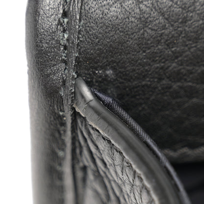 Christian Dior Grained Calfskin Gallop Bag With Strap Black 12 of 15